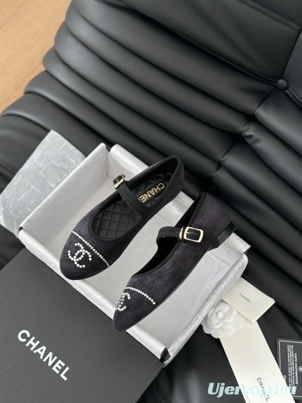 Chanel 2025 SS Runway Mary Jane Flats - LY00300