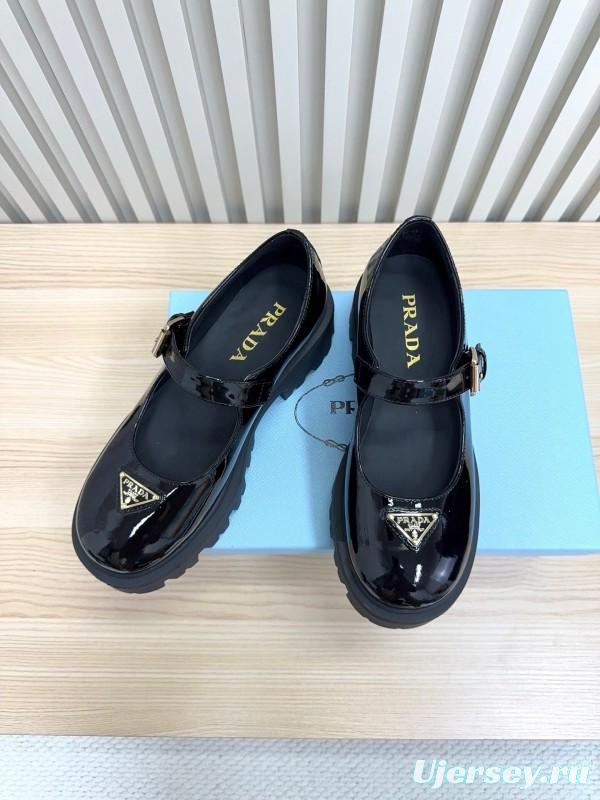 Prada 2025 SS Platform Mary Jane Shoes - LY00300