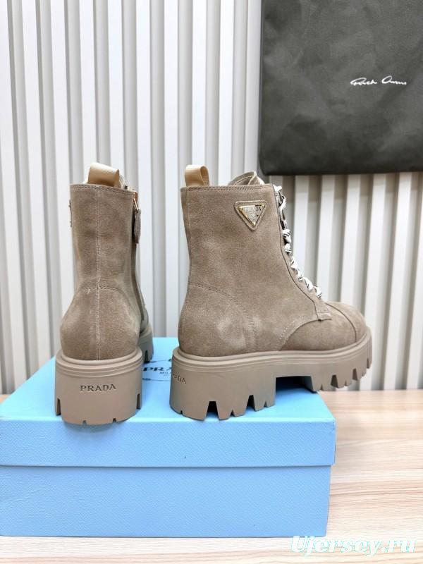 Prada 2025 SS Platform Martin Boots - LY0350