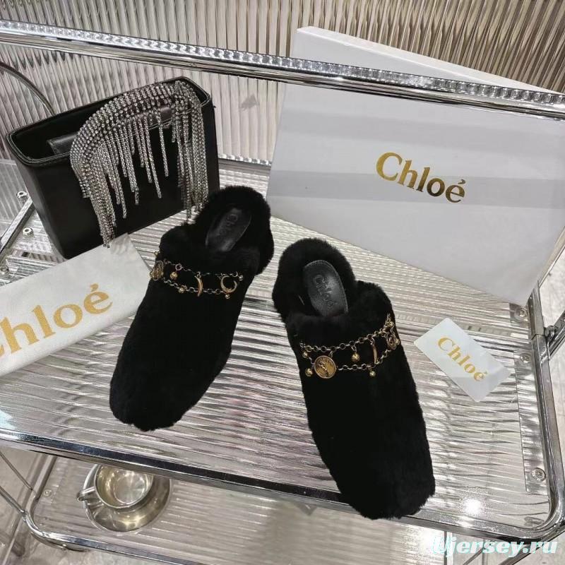 Chloe 2026 Real Fur Slippers - LY00320
