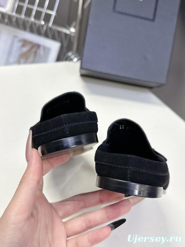 Saint Laurent Classic Loafer Mule Flats - KFY00320