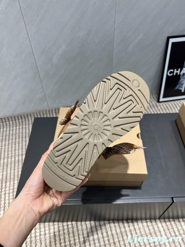 UGG Platform Sneakers Series Round Toe Thick Sole Casual Shoes - MJ00270