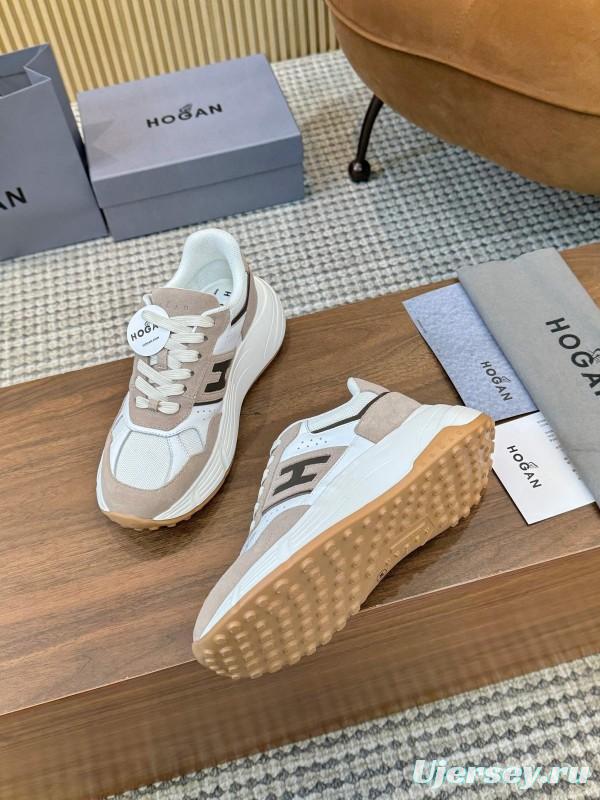 Hogan H-STRIPES Series Couple High Platform Chunky Dad Shoes Casual Sneakers - LY00370/LY00380