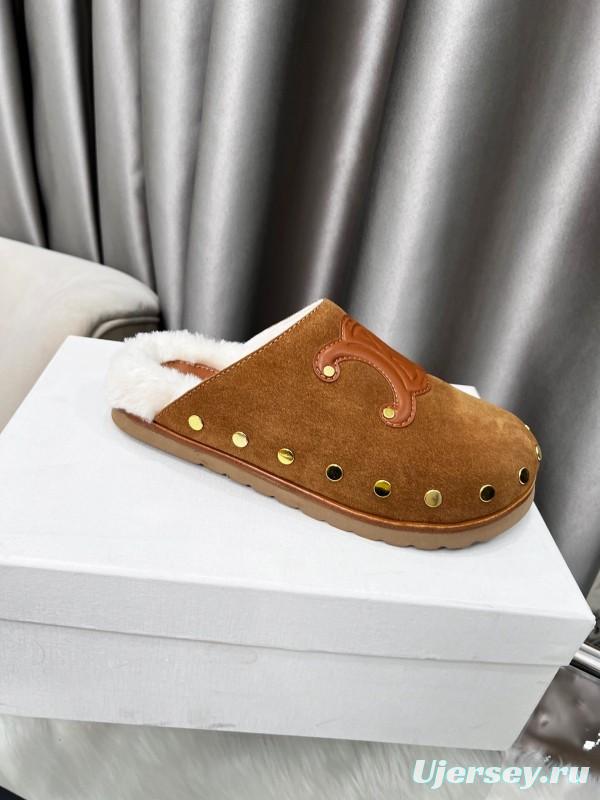 CELINE 2025/ss Studded Birkenstock Sandals - LY00270