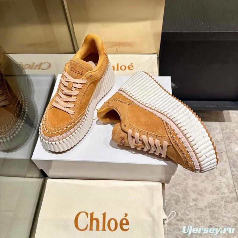 Chloe 2025/SS Hand-Stitched Casual Shoes - LY00350