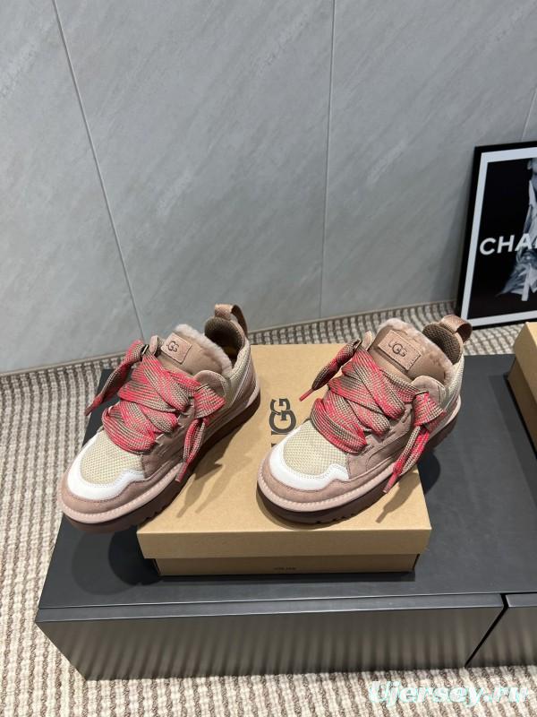 UGG Platform Loafers Series Round Toe Chunky Sole Casual Shoes - MJ00270