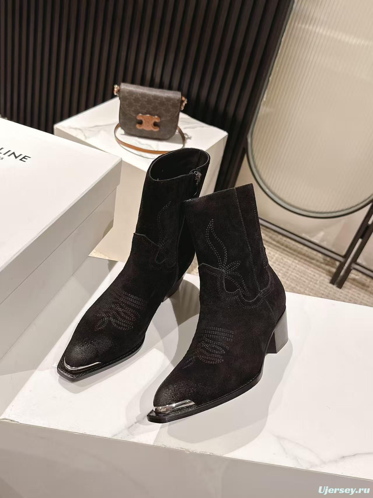 CELINE Fall/Winter 2025 Retro Fashion Ankle Boots - LY00440