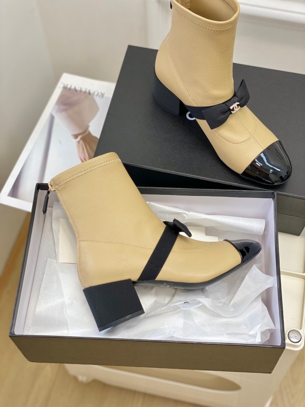 Chanel 2025/SS Bow Mary Jane Ankle Boots - LY00320