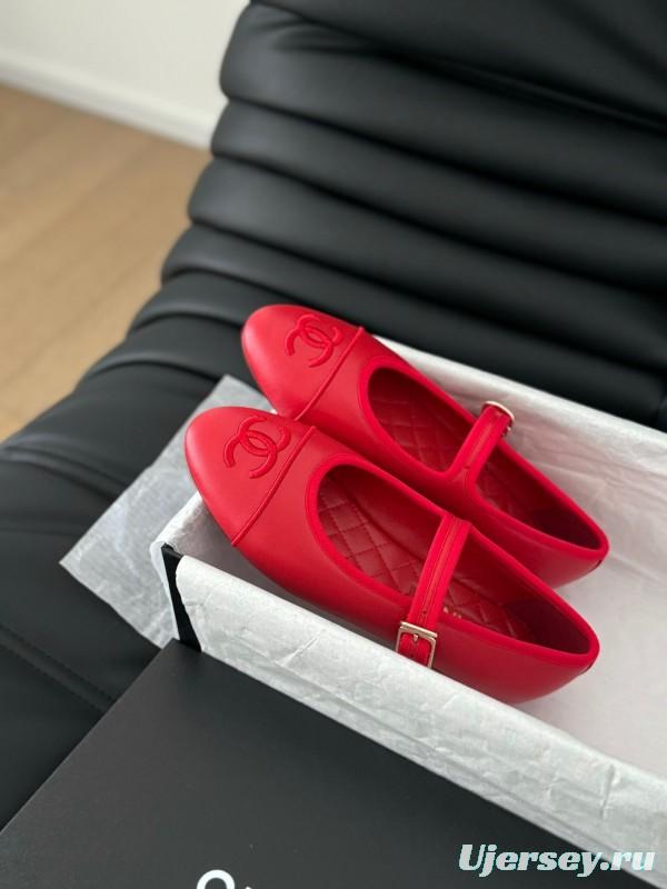 Chanel SS 2025 Runway Mary Jane Flats - LY00