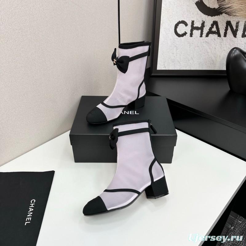 Chanel Classic Bow Ankle Boots - LY00
