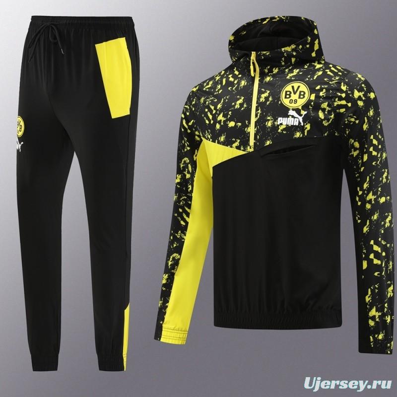 Borussia Dortmund Half Zipper Jacket+Long Pants S-2XL