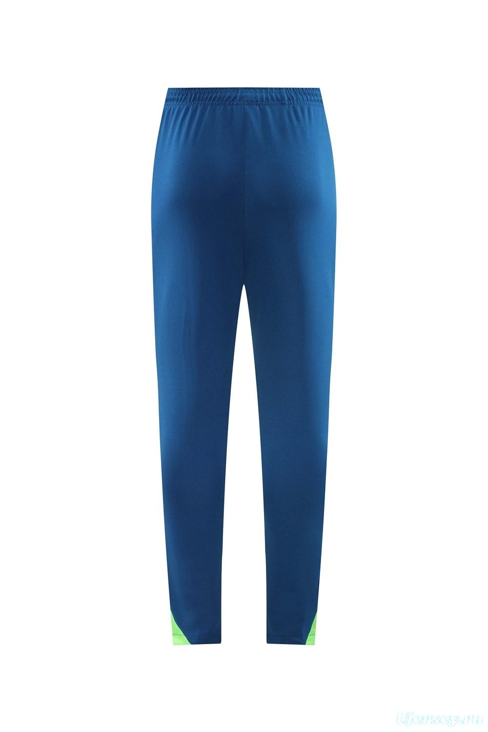 2025 Brazil Lake Green Half Zipper Jacket+Long Pants