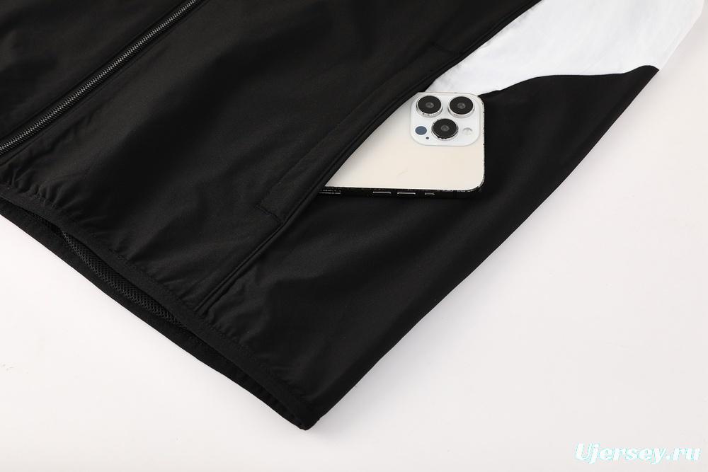 25/26 Liverpool Black S-2XL Half Zipper Jacket+Long Pants