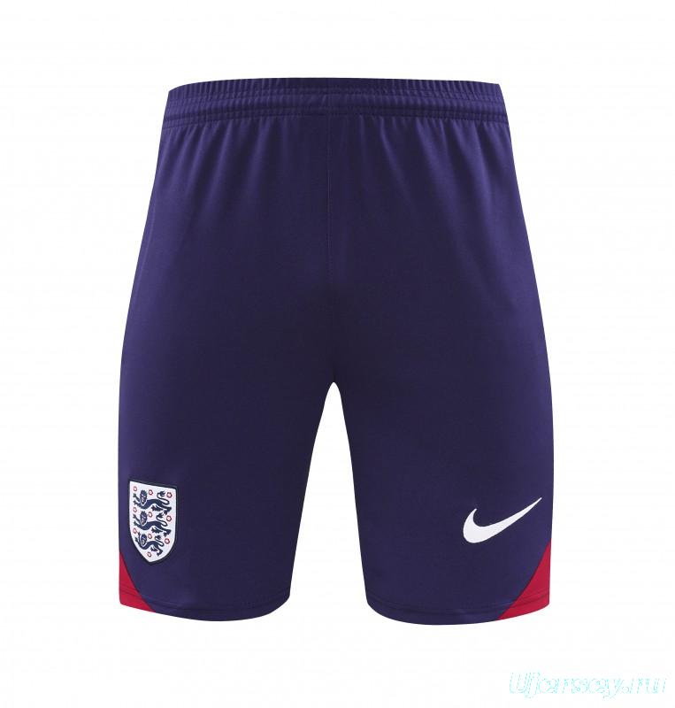 2025 England Purple Short Sleeve+Soccer Shorts