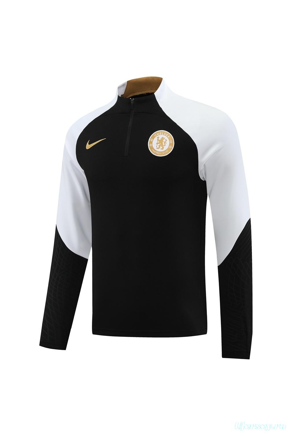 25/26 Chelsea Black Half Zipper Jacket+Long Pants