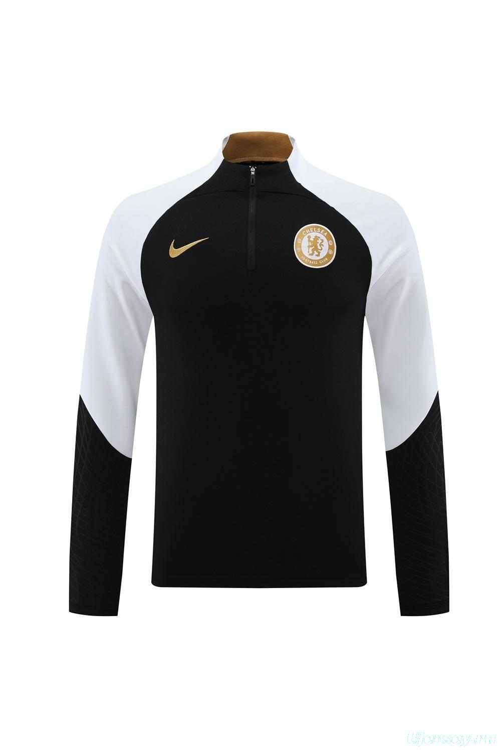 25/26 Chelsea Black Half Zipper Jacket+Long Pants