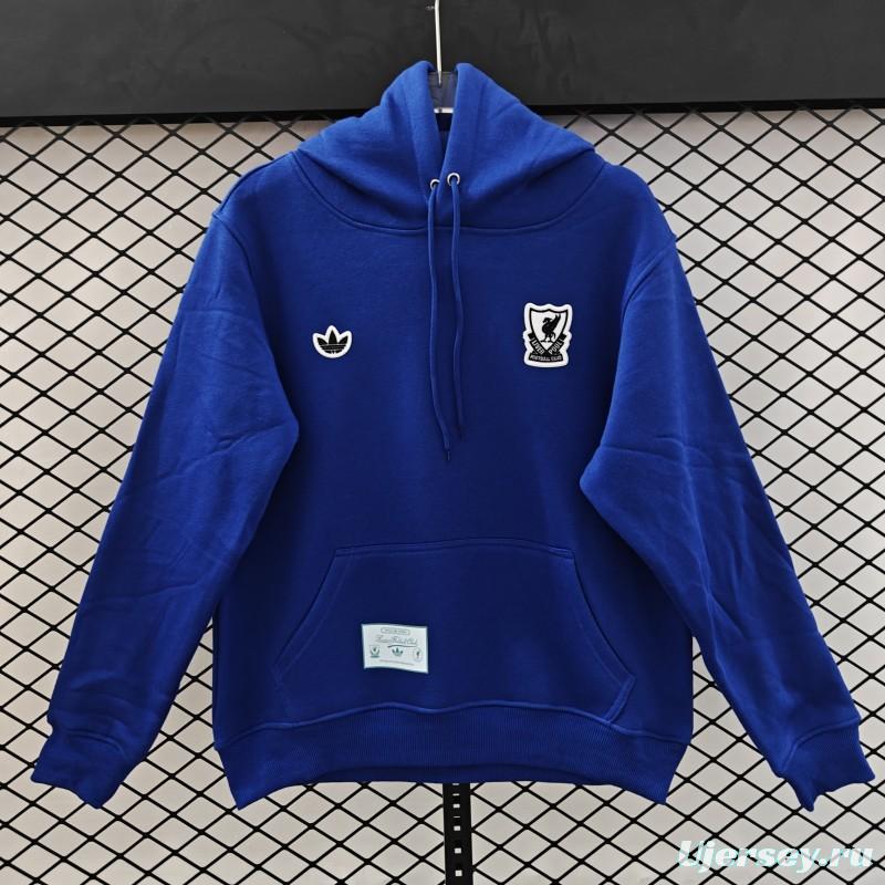 25/26 Liverpool Embroidered LogoHoodie 7 Colors