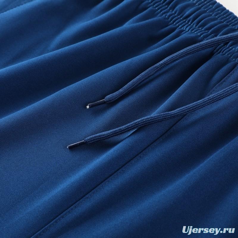 25/26  Manchester City Sky Blue Half Zipper Jacket+Long Pants