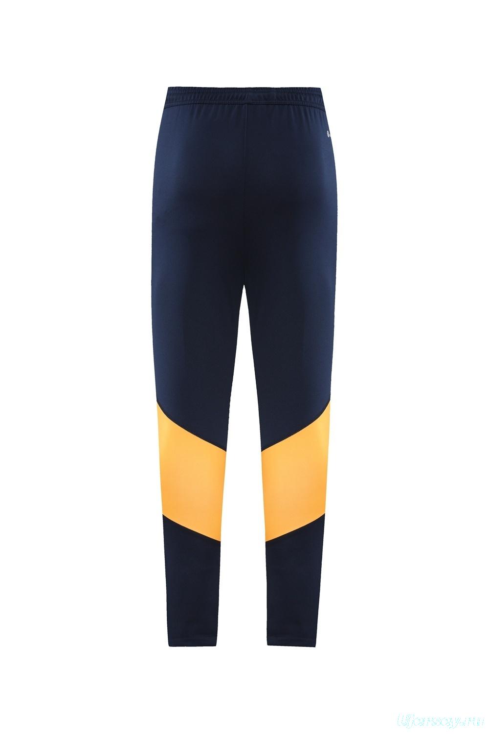 25/26 Real Madrid Royal Blue Half Zipper Jacket+Long Pants