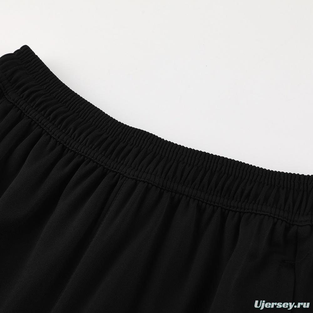 23/24 Arsenal Black S-2XL Half Zipper Jacket+Long Pants