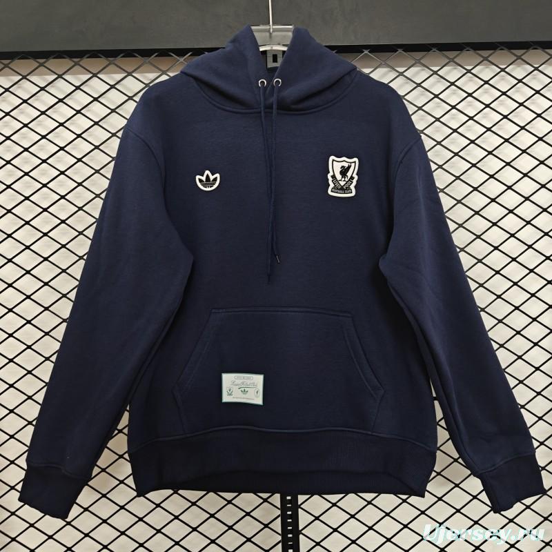 25/26 Liverpool Embroidered LogoHoodie 7 Colors