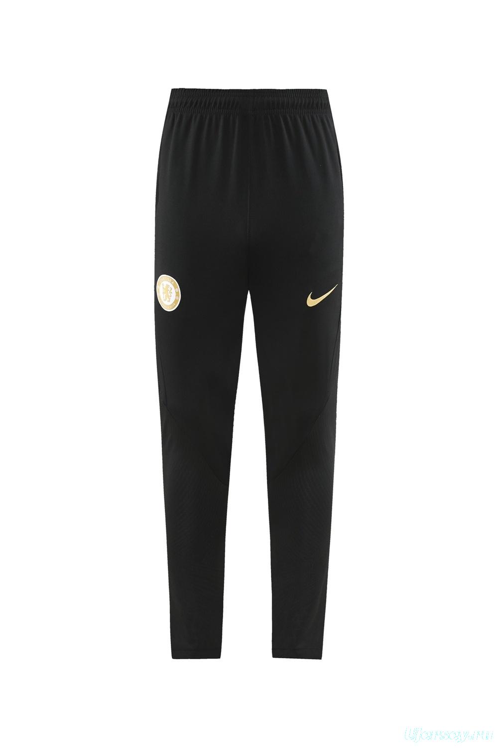 25/26 Chelsea Black Half Zipper Jacket+Long Pants