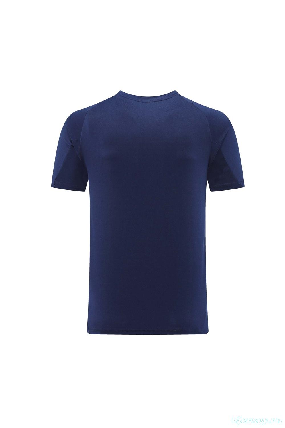2025 Italy Royal Blue Short Sleeve+Soccer Shorts