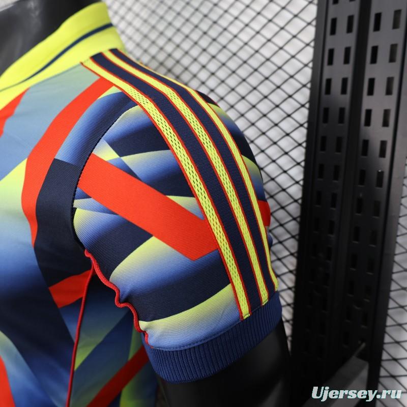 25/26 Player Version  Arsenal Third Multi-Color with Geometric Diamond Pattern Jersey