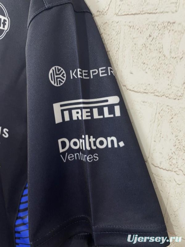 2025 F1 Williams Racing Navy Blue with Blue Diagonal Stripe Team Shirt