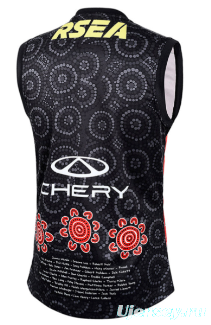 25/26 St Kilda Saints White with Indigenous Art Design Jersey