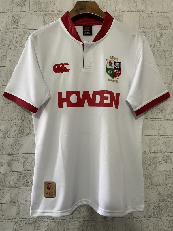 2026 British & Irish Lions White with Red Trim Jersey