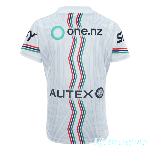 25/26 New Zealand Warriors White with Māori Heritage Jersey
