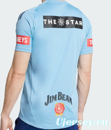 2026 NSW Blues Sky Blue to Navy Blue Gradient with Diamond Pattern Women's Jersey