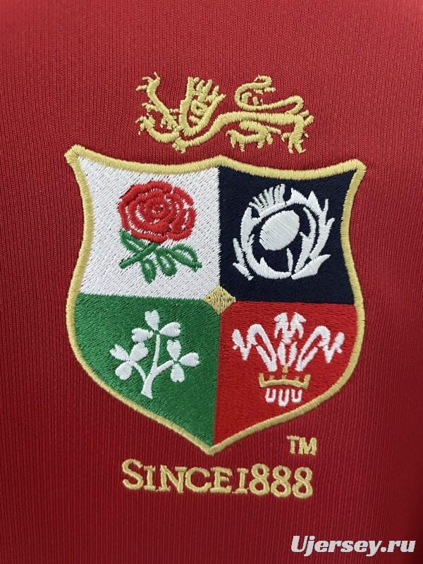 2026 British & Irish Lions Red with White Trim Jersey