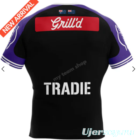 25/26 Melbourne Storm Purple with Black Checkered Chevrons Jersey