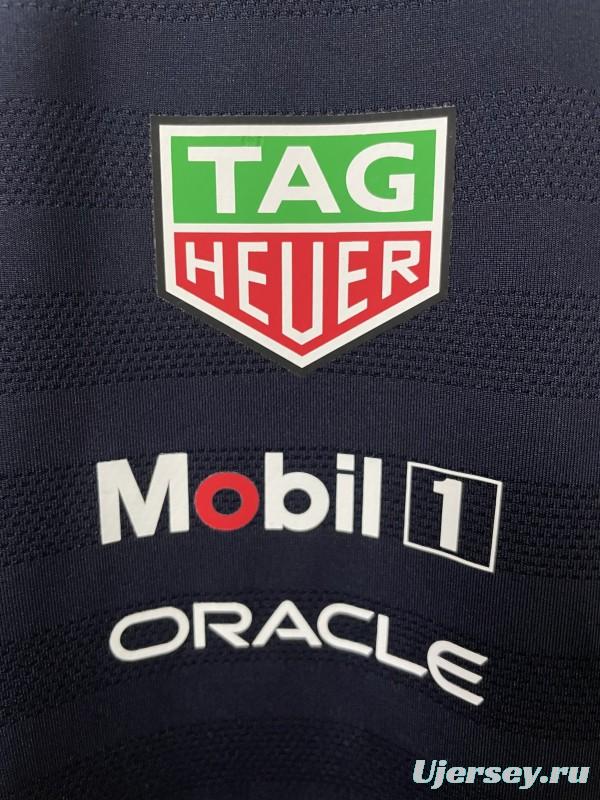 2026 F1 Oracle Red Bull Racing Navy with Red Stripes T-Shirt