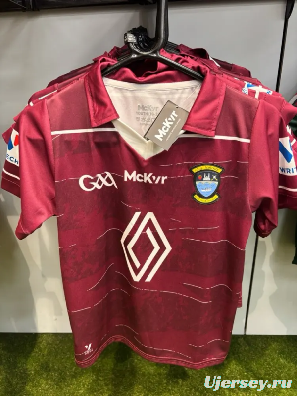25/26 Westmeath GAA Maroon with Contour Lines Pattern Jersey