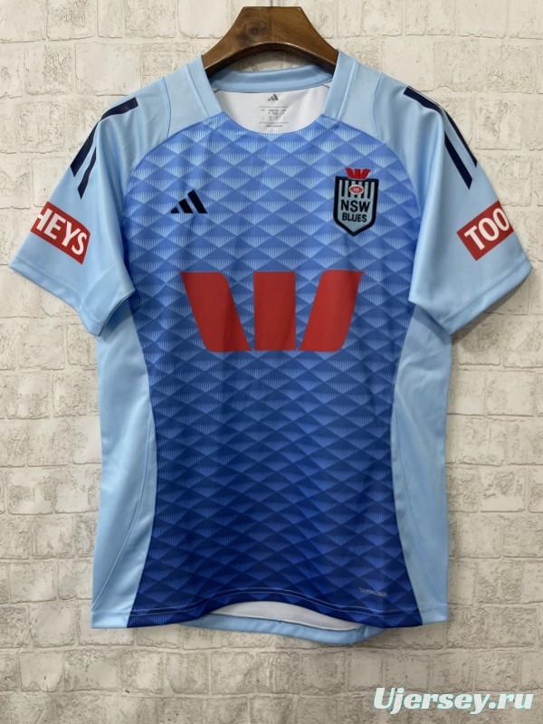 2026 NSW Blues Sky Blue to Navy Blue Gradient with Diamond Pattern Women's Jersey