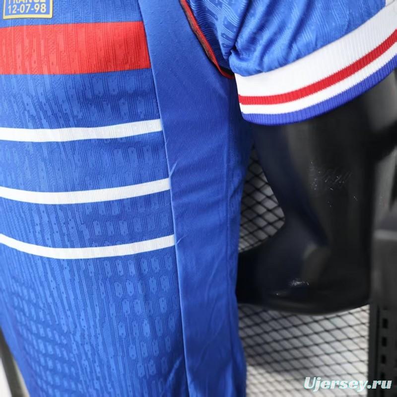 Player Version 1998 France Home Jersey
