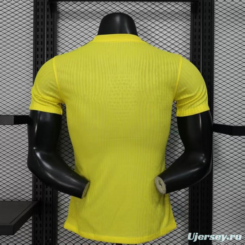 Player Version 25/26 Al-Ahli Saudi  Yellow Pre-Match Jersey