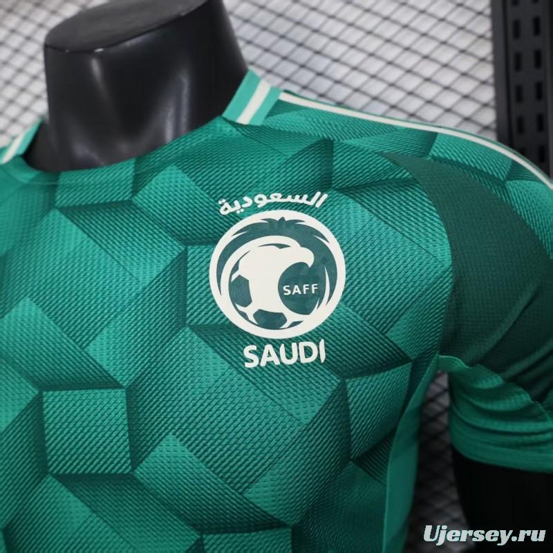 Player Version 2025 Saudi Arabia Home Jersey
