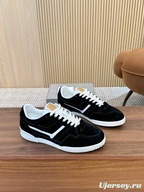 TOM FORD 2025 SS Tom Casual Shoes with Classic Color Blocking and Imported Leather Insole - AS00350