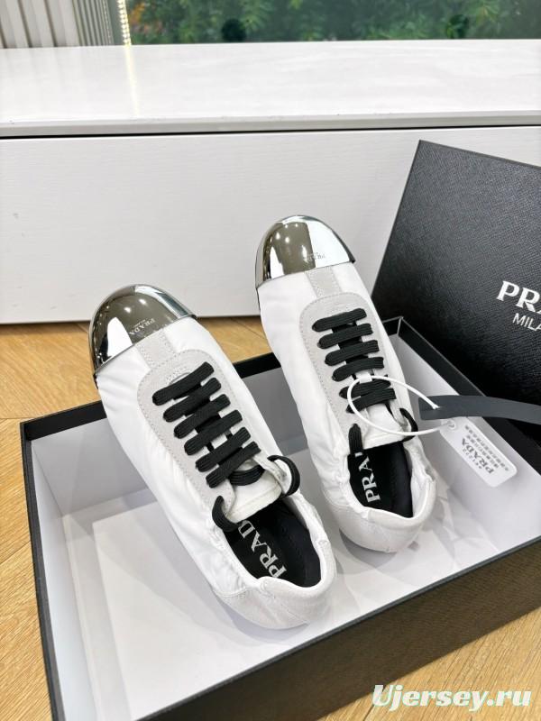 Prada 2025 SS Metal Toe Thin Sole Training Shoes Casual Footwear - LY00280