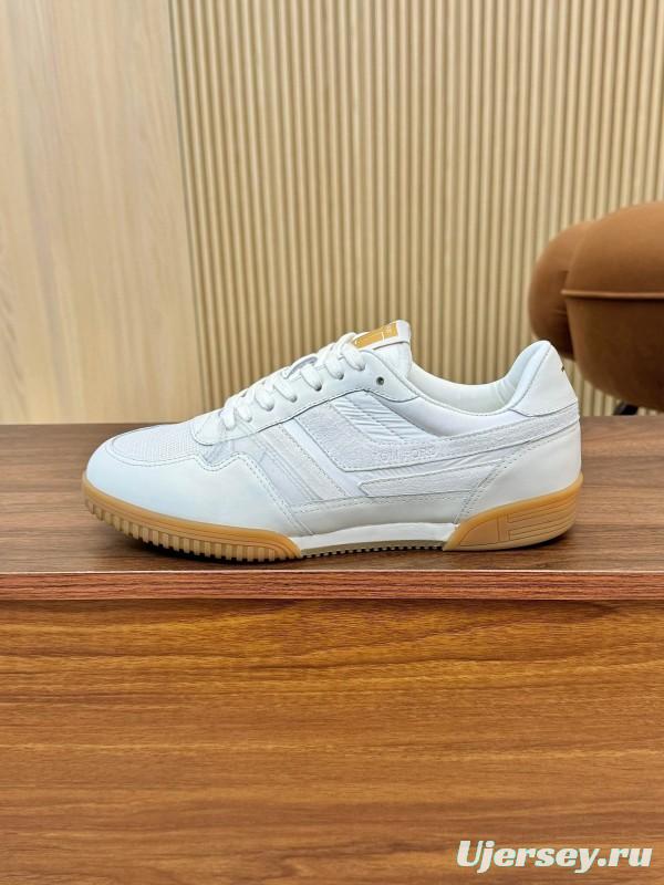 Tom Ford 2025 SS Casual Sneakers with Classic Color Blocking and Imported Leather Insole - AS00350