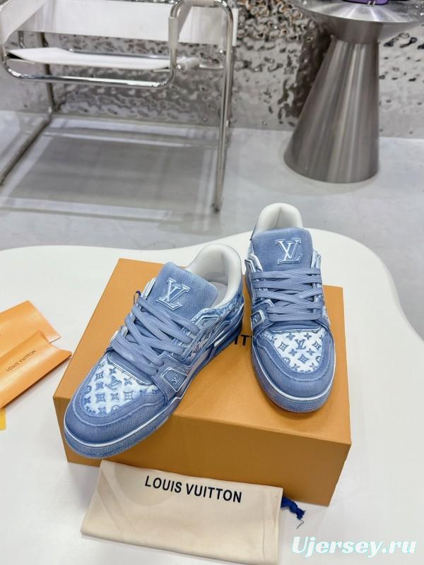 LV LV Trainer Basketball Series Washed Sneakers - LY00430
