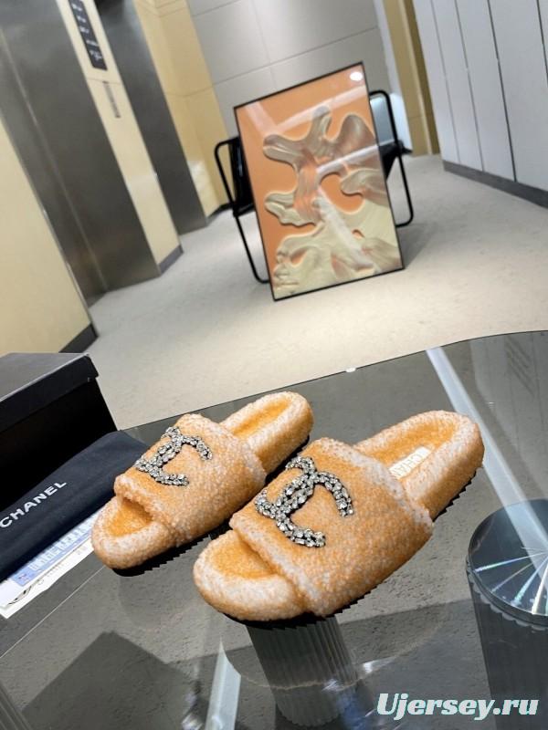 Chanel 2025 SS New Wool Slippers Soft Wool - LY00280