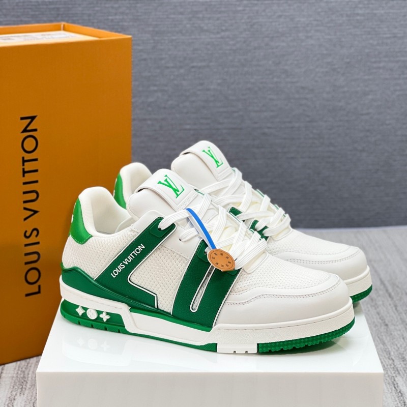 Louis Vuitton Trainer Sneaker Low 2025 SS New Colorway Unisex Casual Basketball Shoes - LY00400