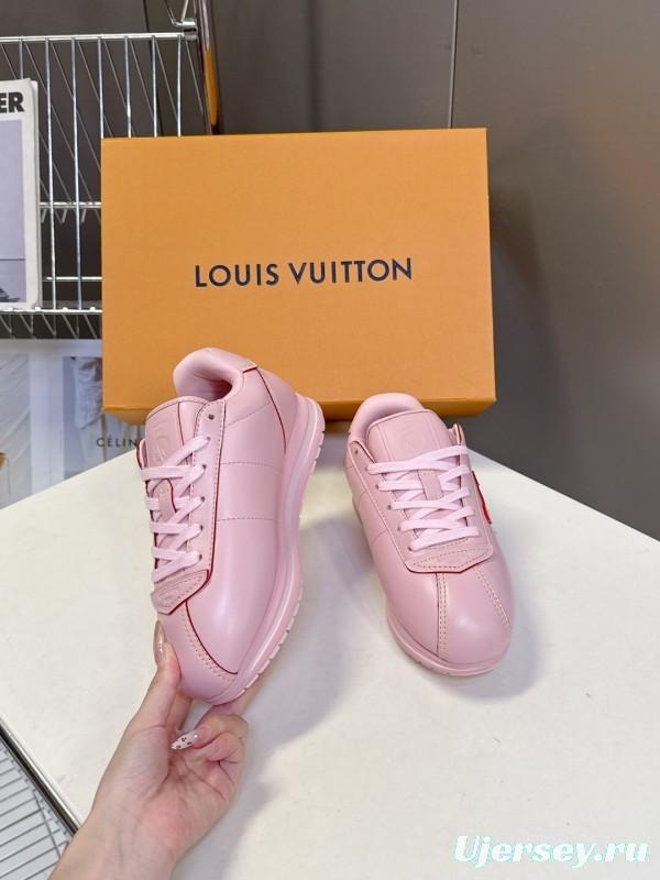 Louis Vuitton 2025 SS Pharrell Williams Collaboration Thick Sole Sneakers Retro Running Shoes - KFY00380