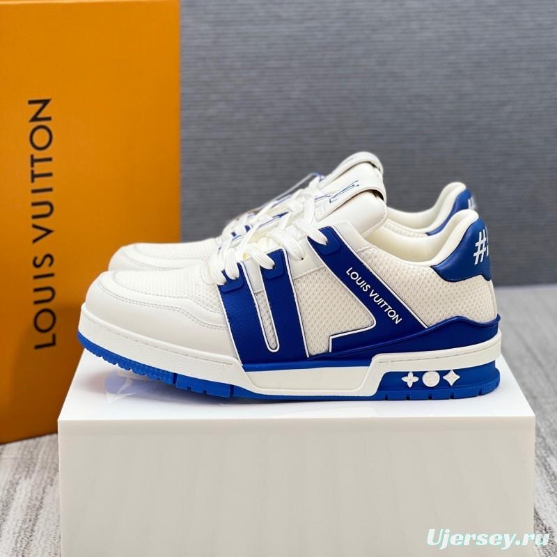 Louis Vuitton Trainer Sneaker Low 2025 SS New Colorway Unisex Casual Sports Basketball Shoes - LY00400