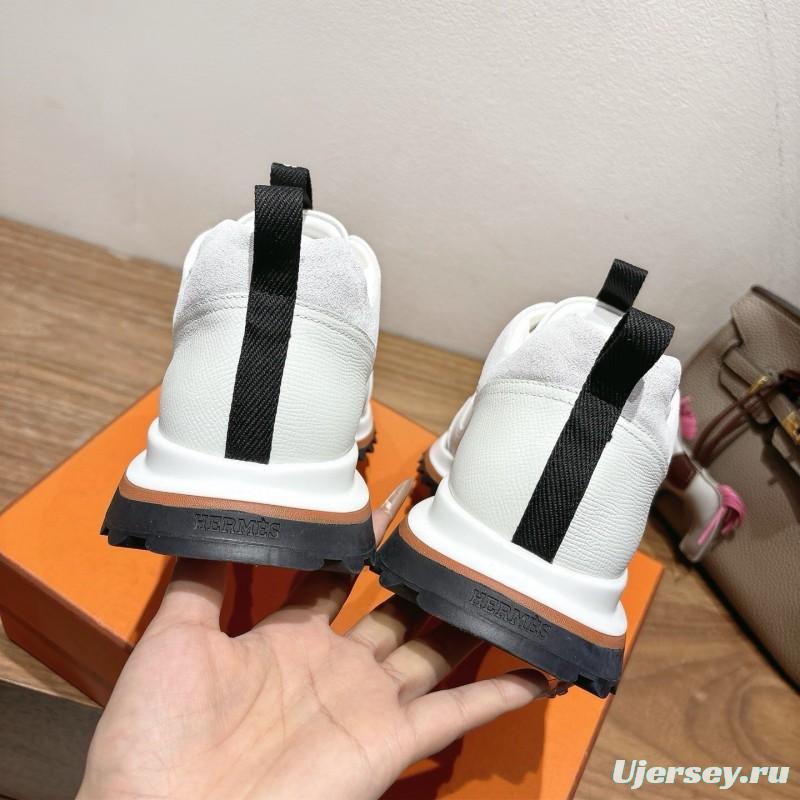 Hermes 2025/SS Autumn Winter New Boot-Type Shoes with Classic Boot Shape and British Color Blocking Design - AS00410